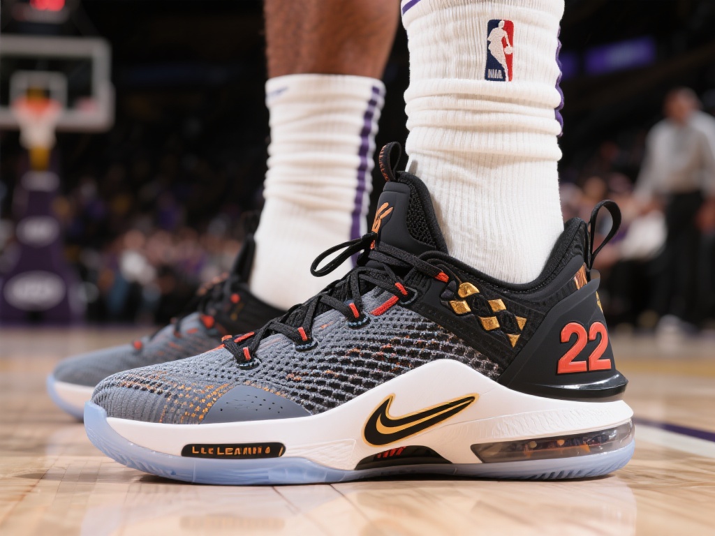 比赛结束后，这双Lebron 22迅速成