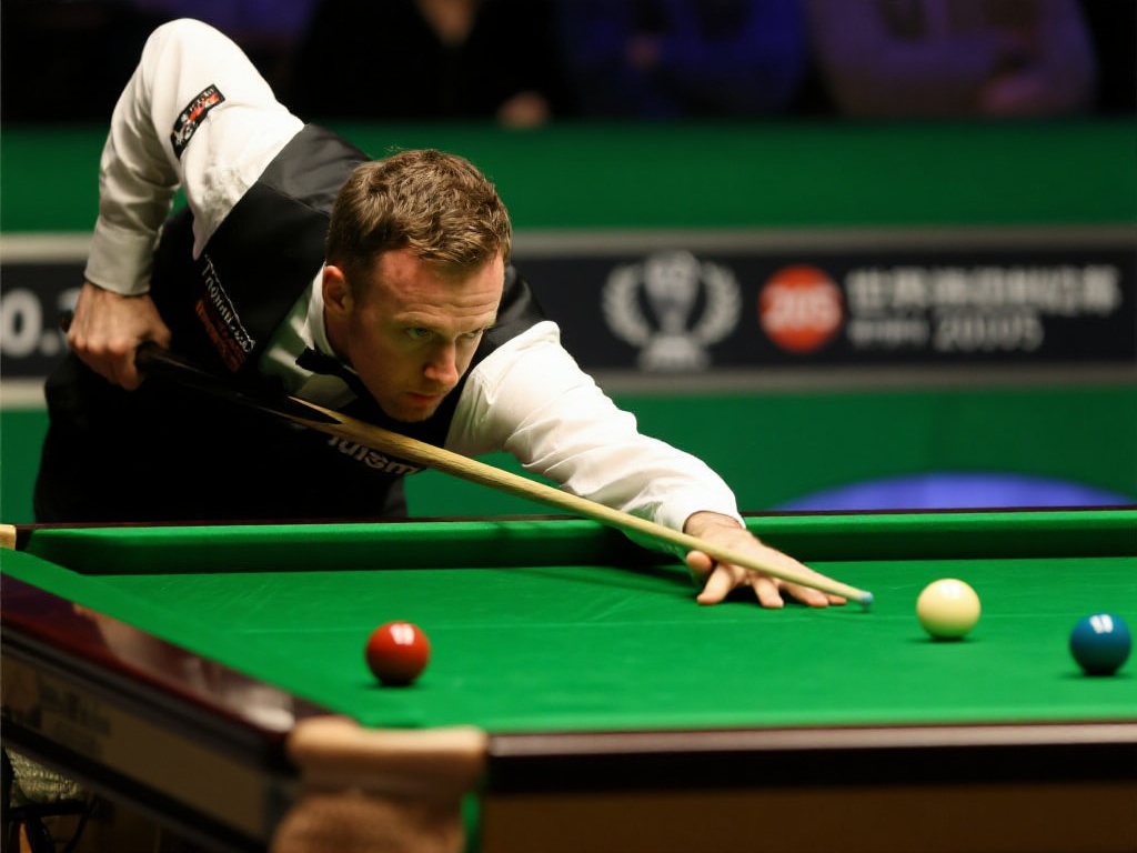 斯诺克世锦赛次轮对决:特鲁姆普迎战墨菲 与特鲁姆普相比,墨菲或许在近期的排名上稍