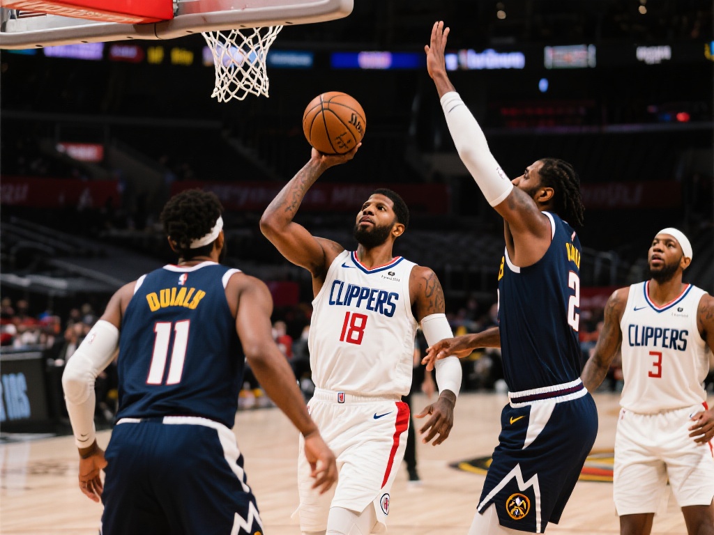 哈登三双表现耀眼 快船逆袭掘金将系列赛逼入生死战 此外,快船其他球员如乔治和莱昂纳德也在关